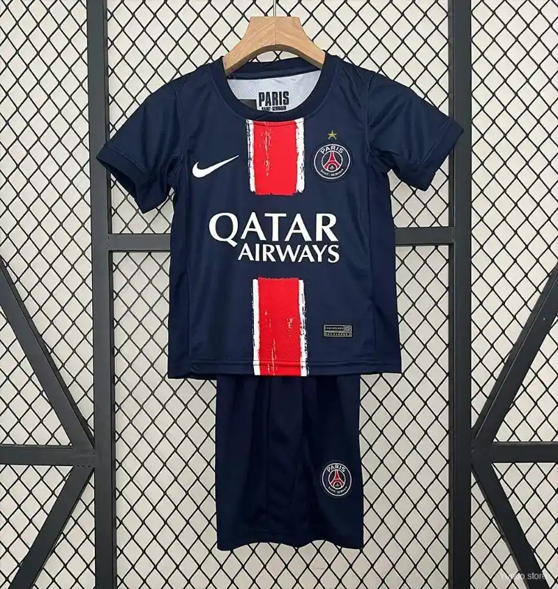 24/25 Kids PSG Soccer Jersey Home