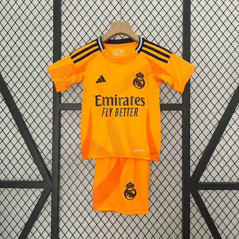 24/25 Kids Real Madrid Soccer Jersey Away Age 