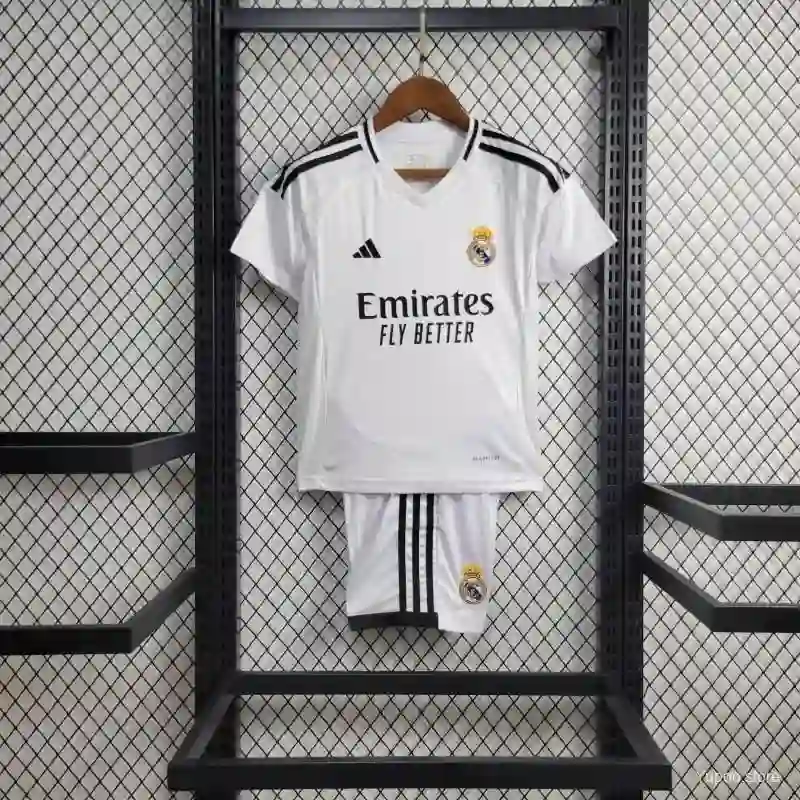 24/25 Kids Real Madrid Soccer Jersey Home