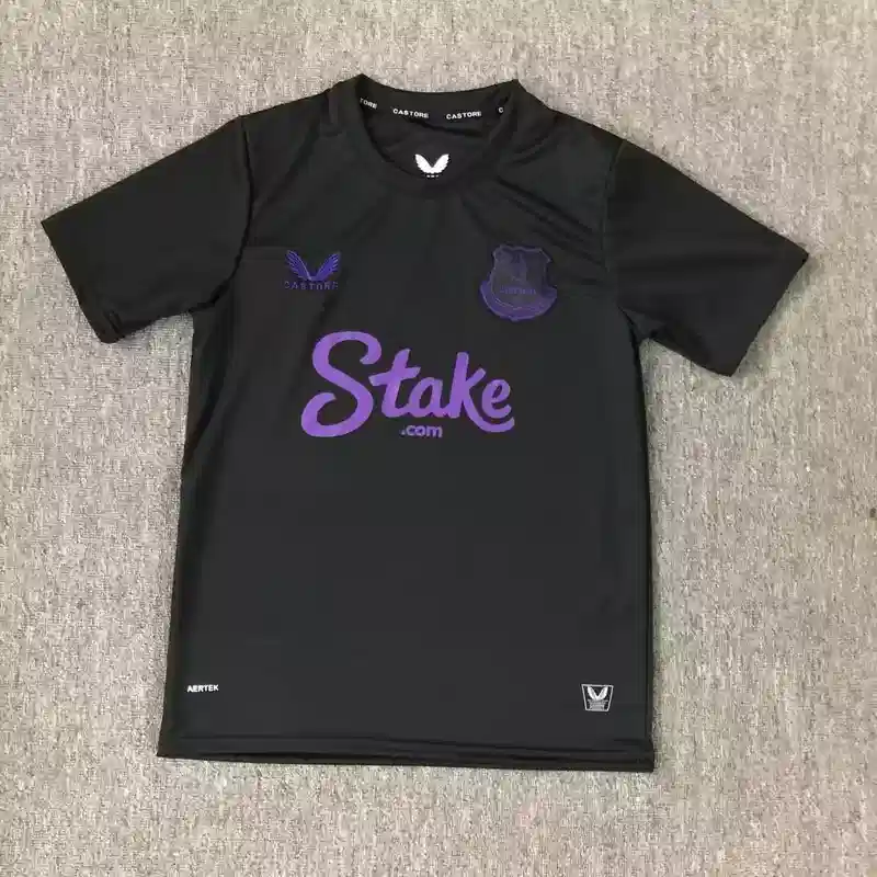 25/26 Everton Black Jersey Soccer