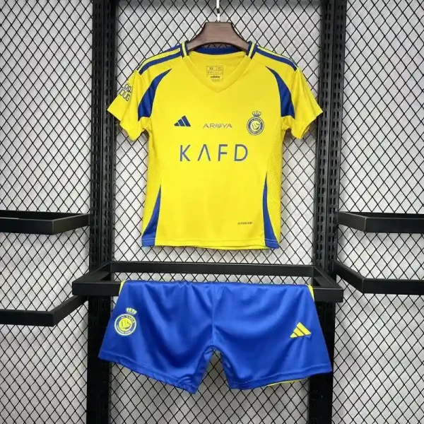 24/25 Kids Al-Nassr Soccer Jersey Home 