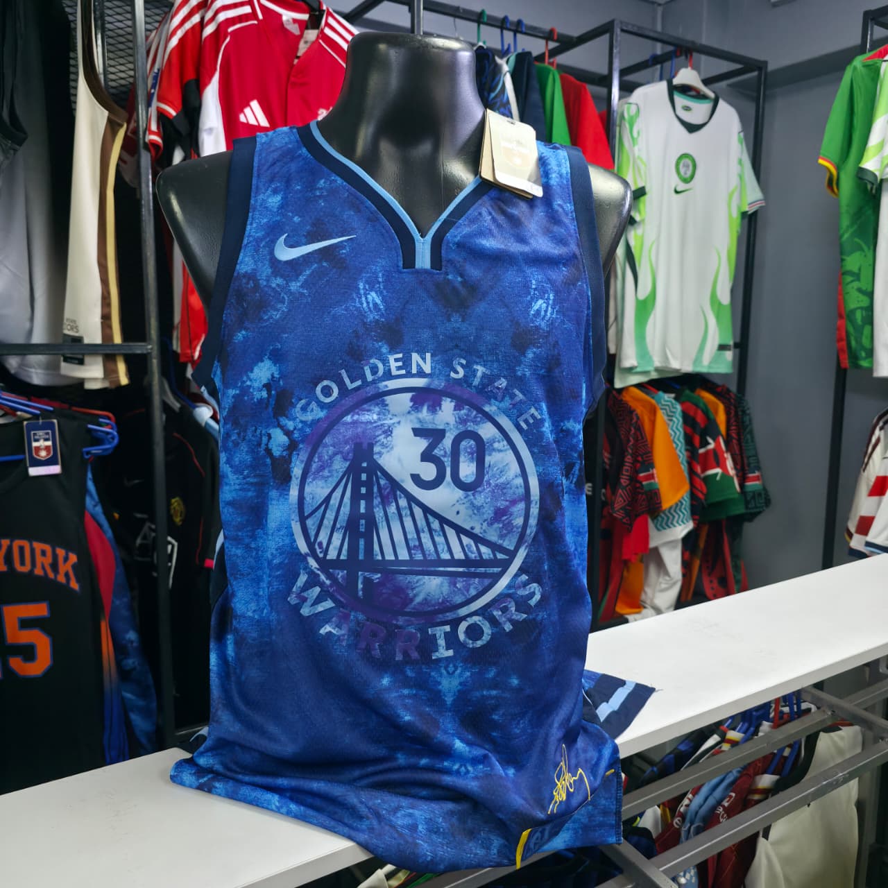 Golden State Warriors Nike Select Series Basketball Jersey Stephen Curry Edition