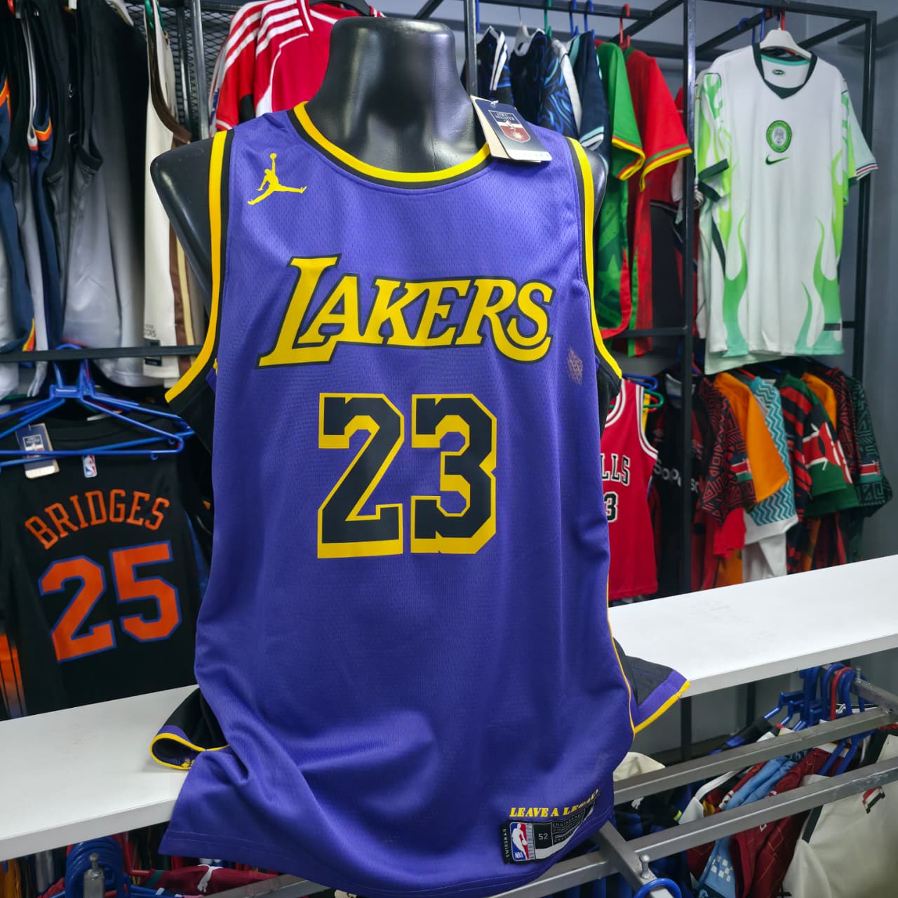 LeBron James Los Angeles Lakers Jordan Brand Statement Edition Jersey
