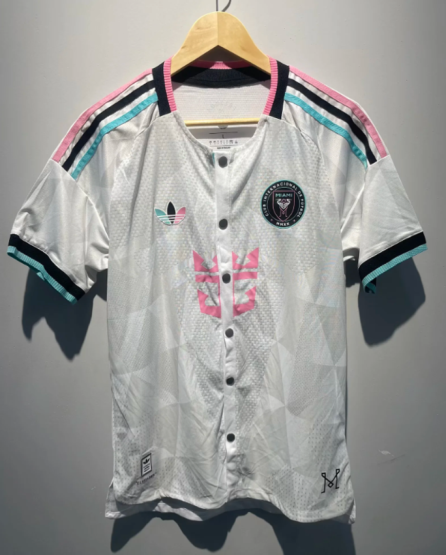 Inter Miami White Baseball-Style Special Edition Jersey 2026/27