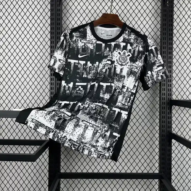 25/26 Corinthians Purple Pre-Match Soccer Jersey