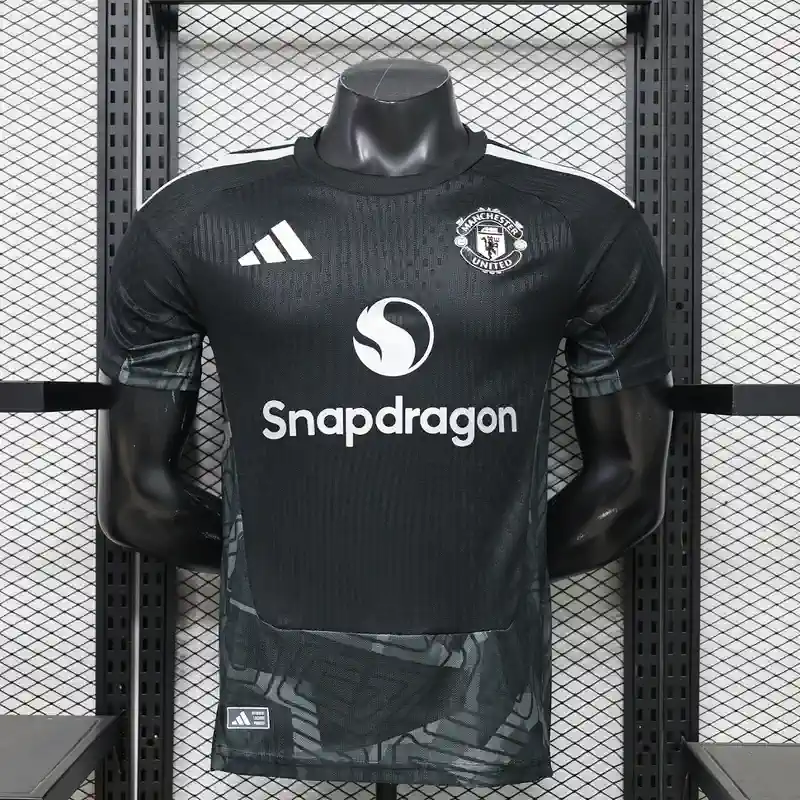 26/27 Player Version Manchester United Black Goalkeeper Soccer Jersey