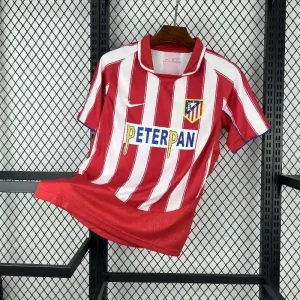 Retro 2003-04 Atletico Madrid Soccer Jersey Home