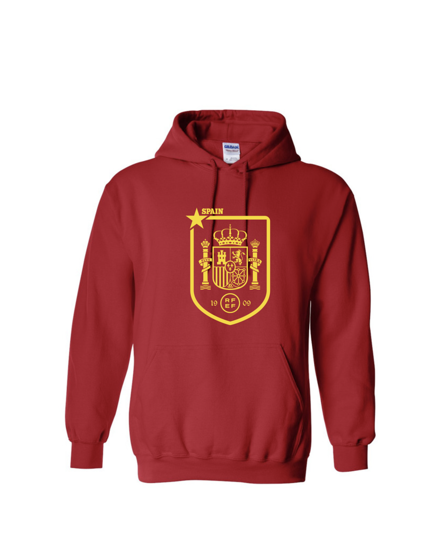 Spain National Team RFEF Crest Hoodie – Red Edition