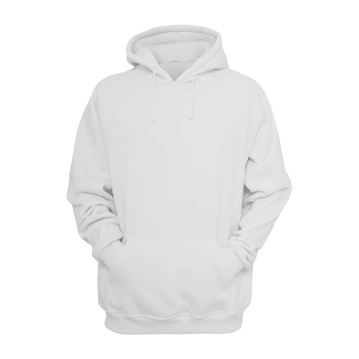 Plain White Hoodie 